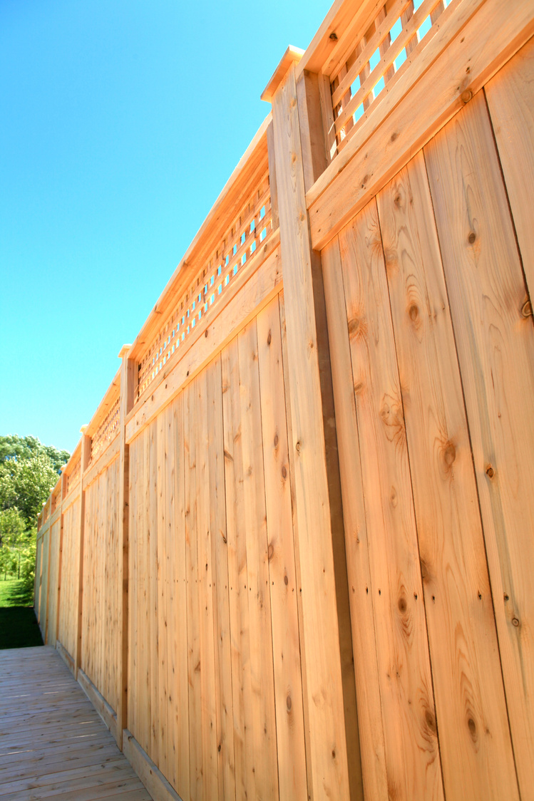 Wooden Cedar Fence
